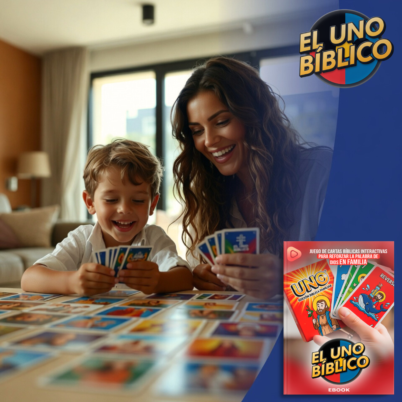 EL UNO BÍBLICO – JUEGO CRISTIANO FAMILIAR HOY PACK COMPLETO + BONOS INCLUIDOS 🎁